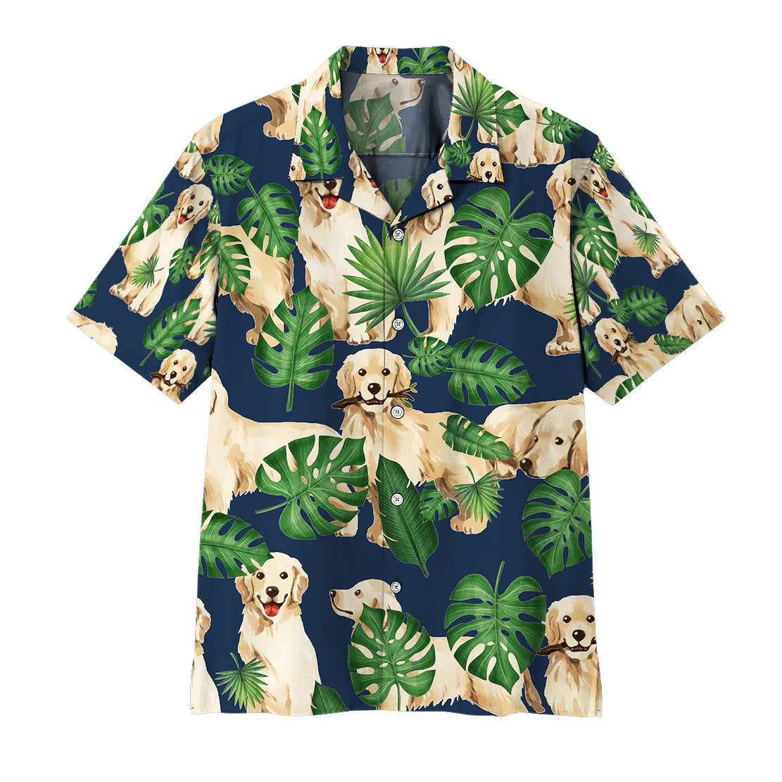 Tropical Golden Retrievers Hawaii Shirt