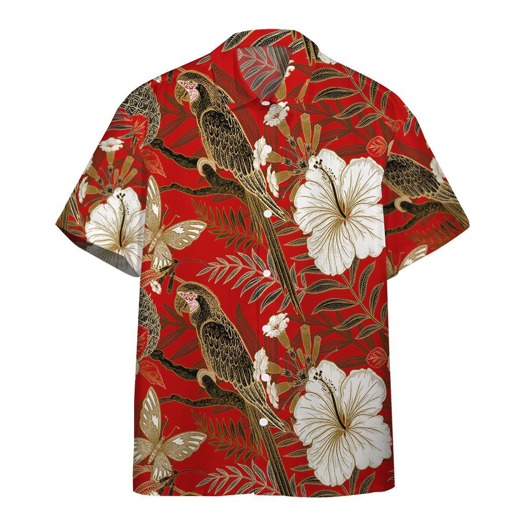 Tropical Parrot Custom Hawaii Shirt