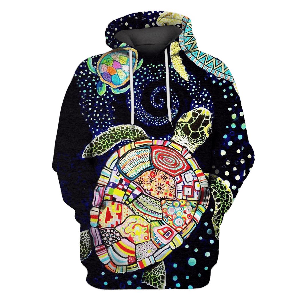 Turtle OuterSpace Custom T-shirt – Hoodies Apparel