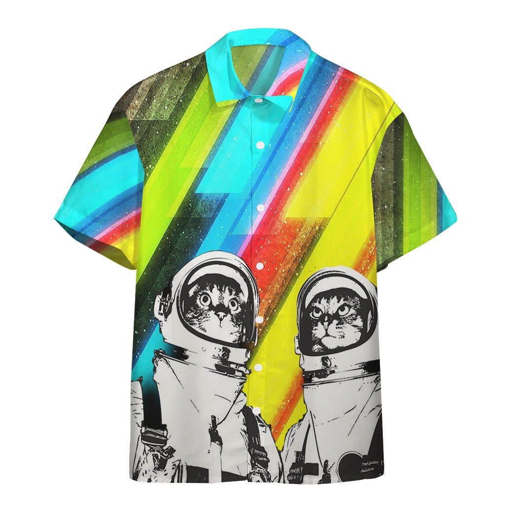 Two Spacecats Custom Hawaii Shirt