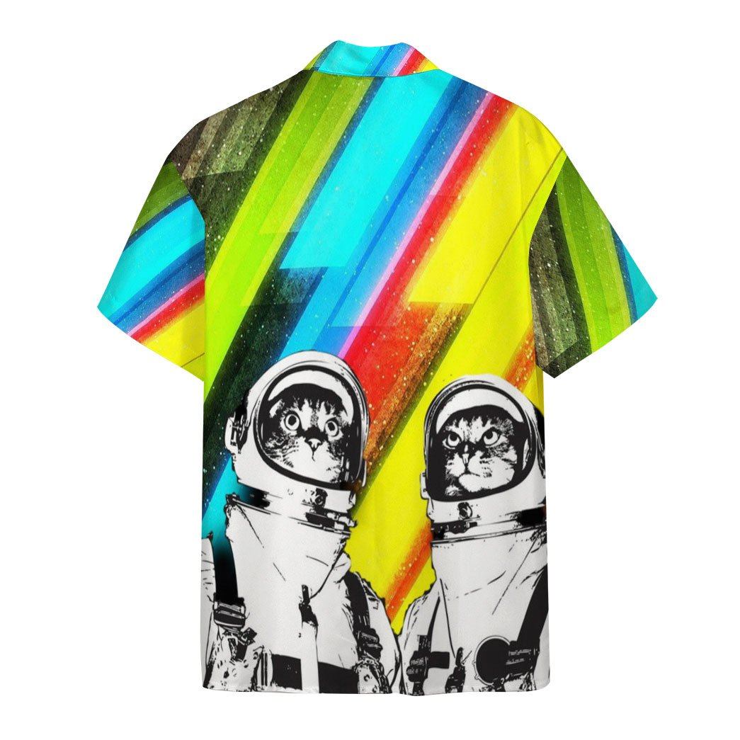 Two Spacecats Custom Hawaii Shirt 1