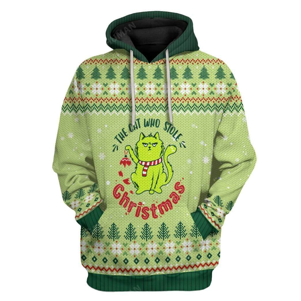 Ugly Christmas The Cat Who Stole Christmas Custom T-Shirts Hoodies Apparel