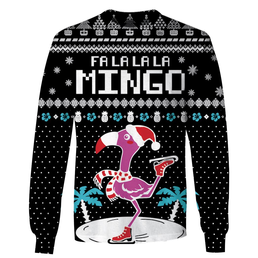 ugly flamingo in christmas day Custom T-shirt – Hoodies Apparel