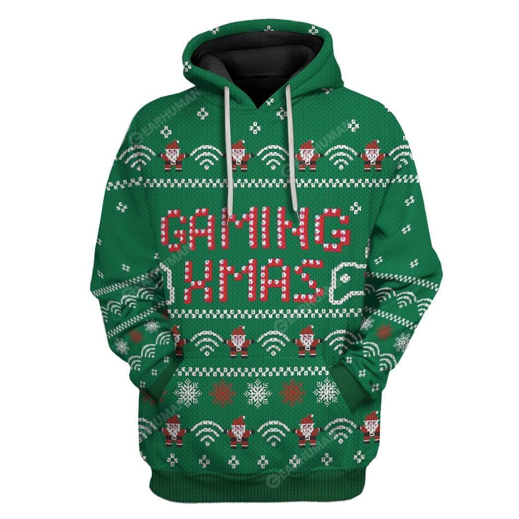 Ugly Gaming Xmas Custom T-shirt – Hoodies Apparel