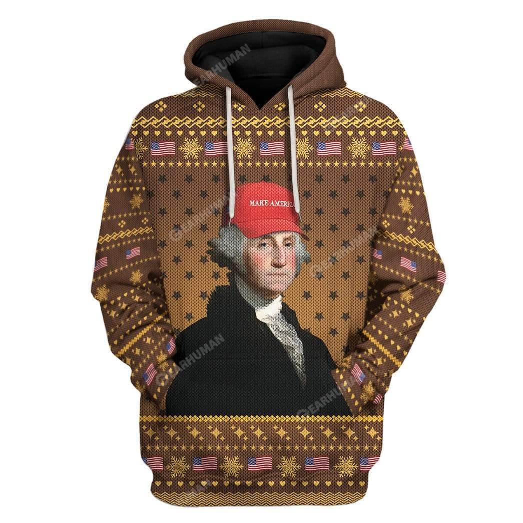 Ugly George Washington Custom T-shirt – Hoodies Apparel