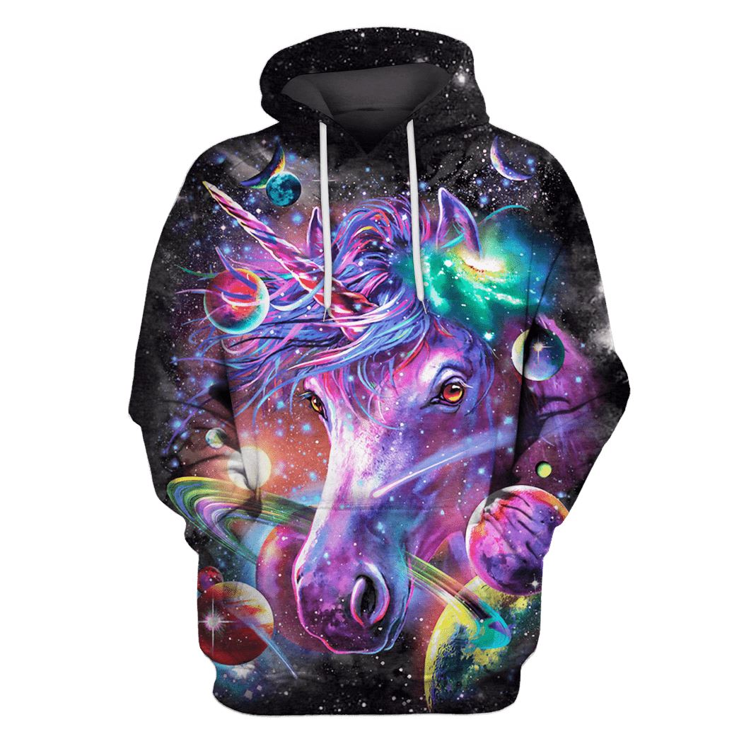 Unicorn and Universe Custom T-shirt – Hoodies Apparel