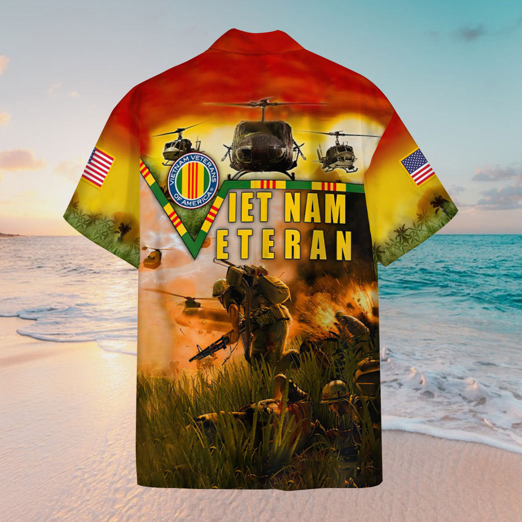 Vietnam Veteran Custom Hawaiian Shirt 11