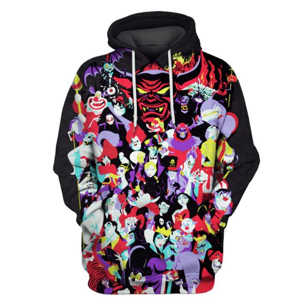 Villains in Disney cartoons Hoodies – T-Shirts Apparel