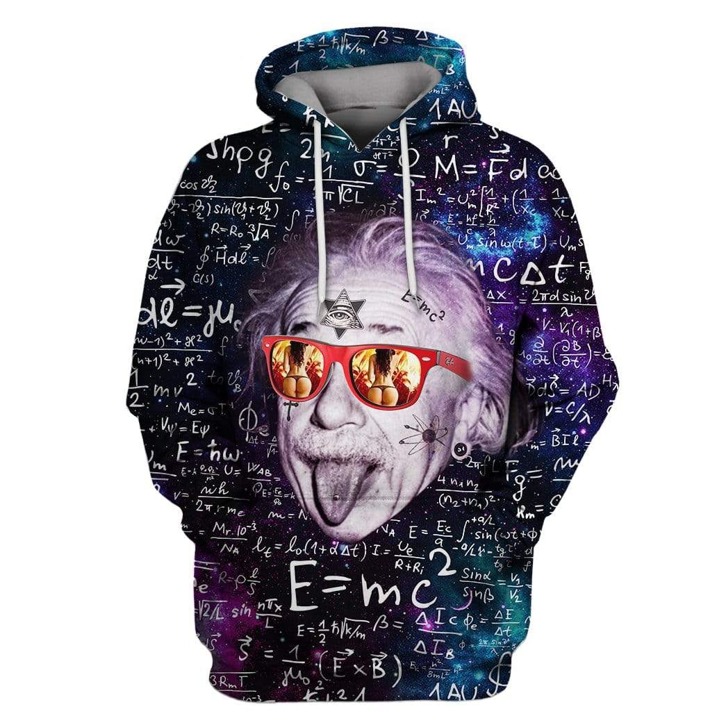 WILD ALBERT EINSTEIN Custom T-shirt – Hoodies Apparel