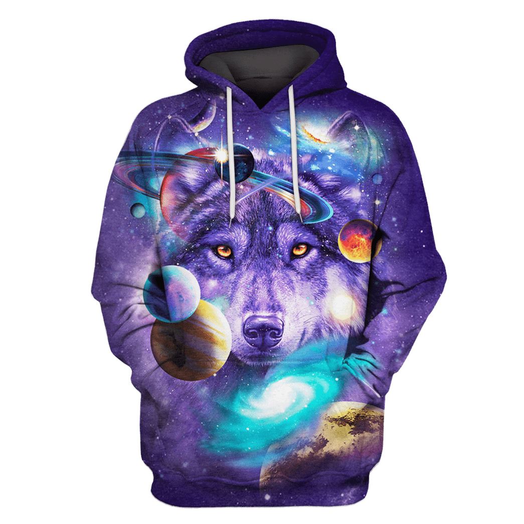 Wolf and Universe Custom T-shirt – Hoodies Apparel