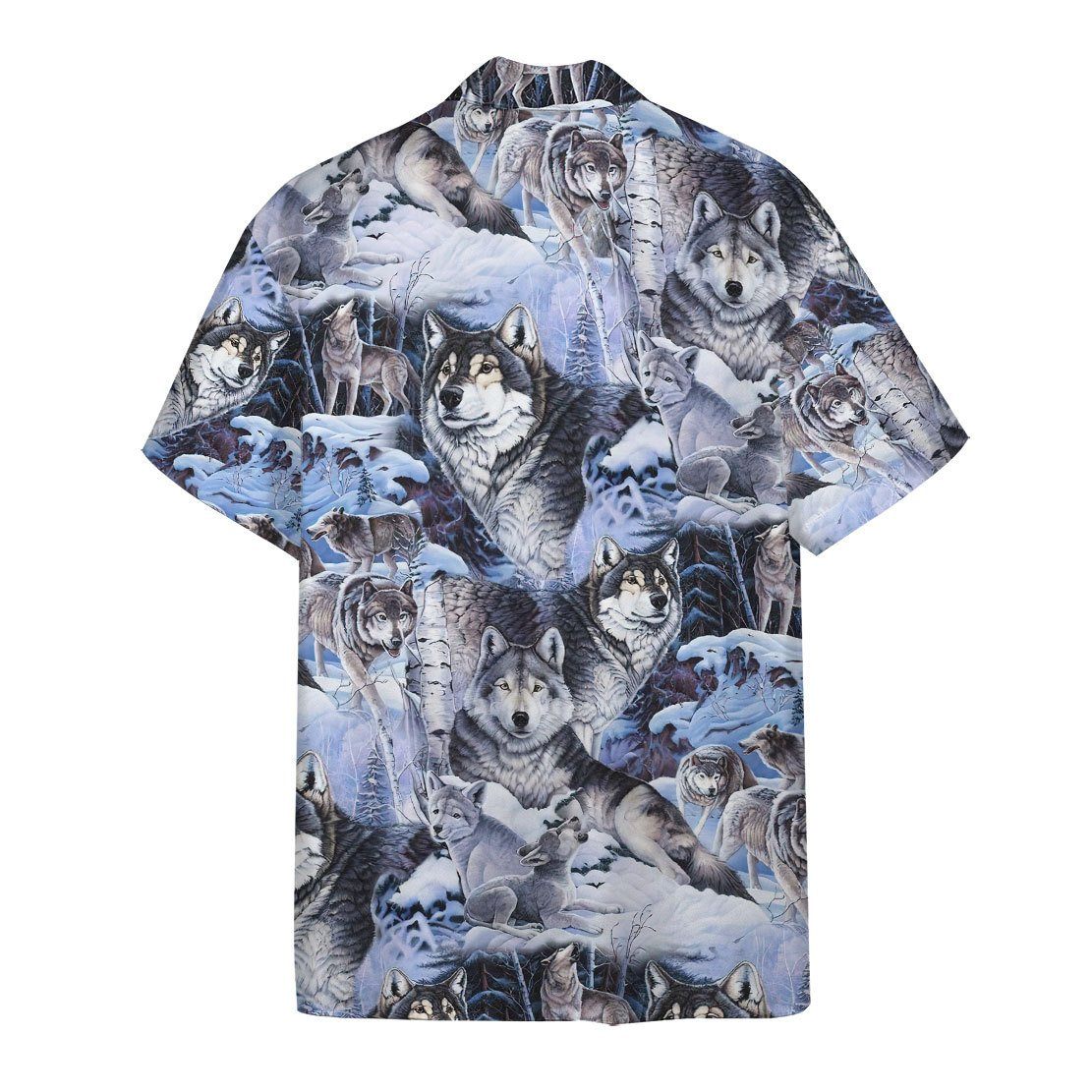 Wolf Hawaii Shirt - Vintage Aloha Shirt 1