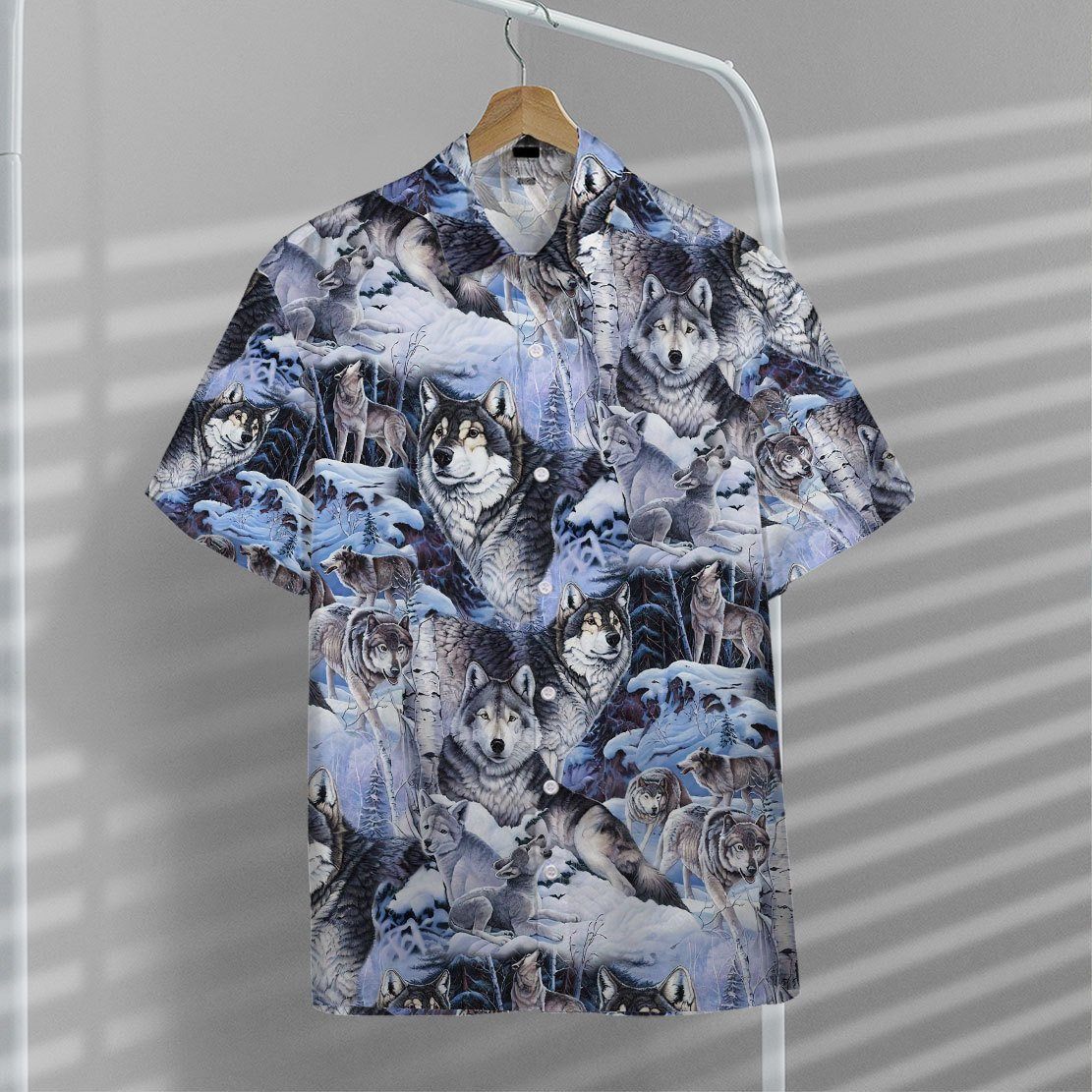 Wolf Hawaii Shirt - Vintage Aloha Shirt 9