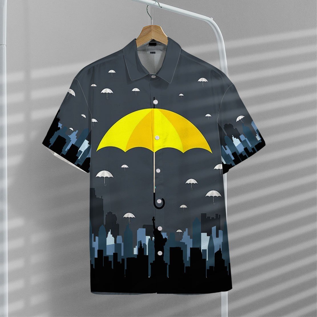 Yellow Umbrella Hawaii Shirt 9