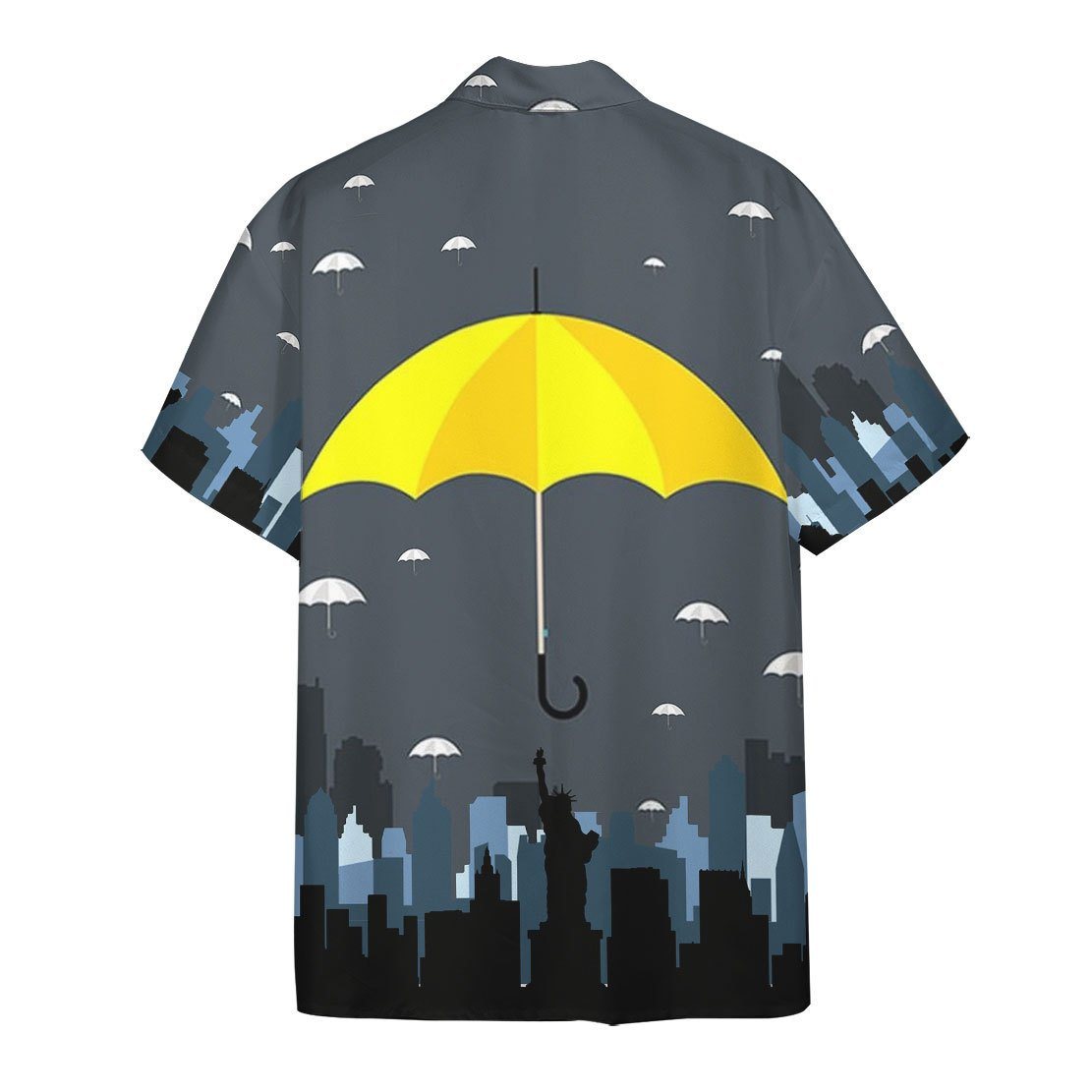 Yellow Umbrella Hawaii Shirt 1
