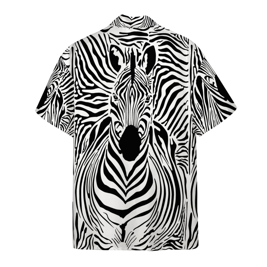 Zebra Custom Hawaii Shirt 1