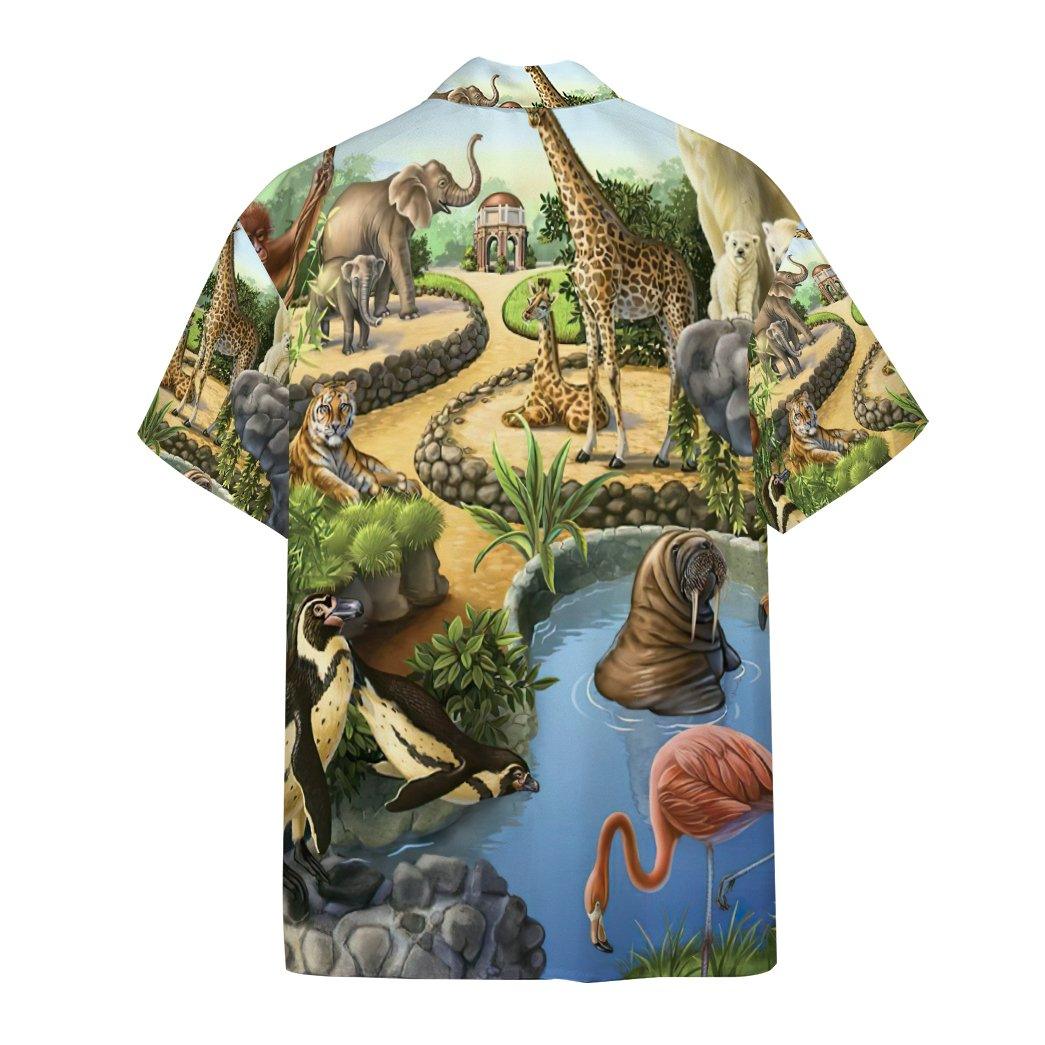 Zoo Animal Hawaii Shirt 1
