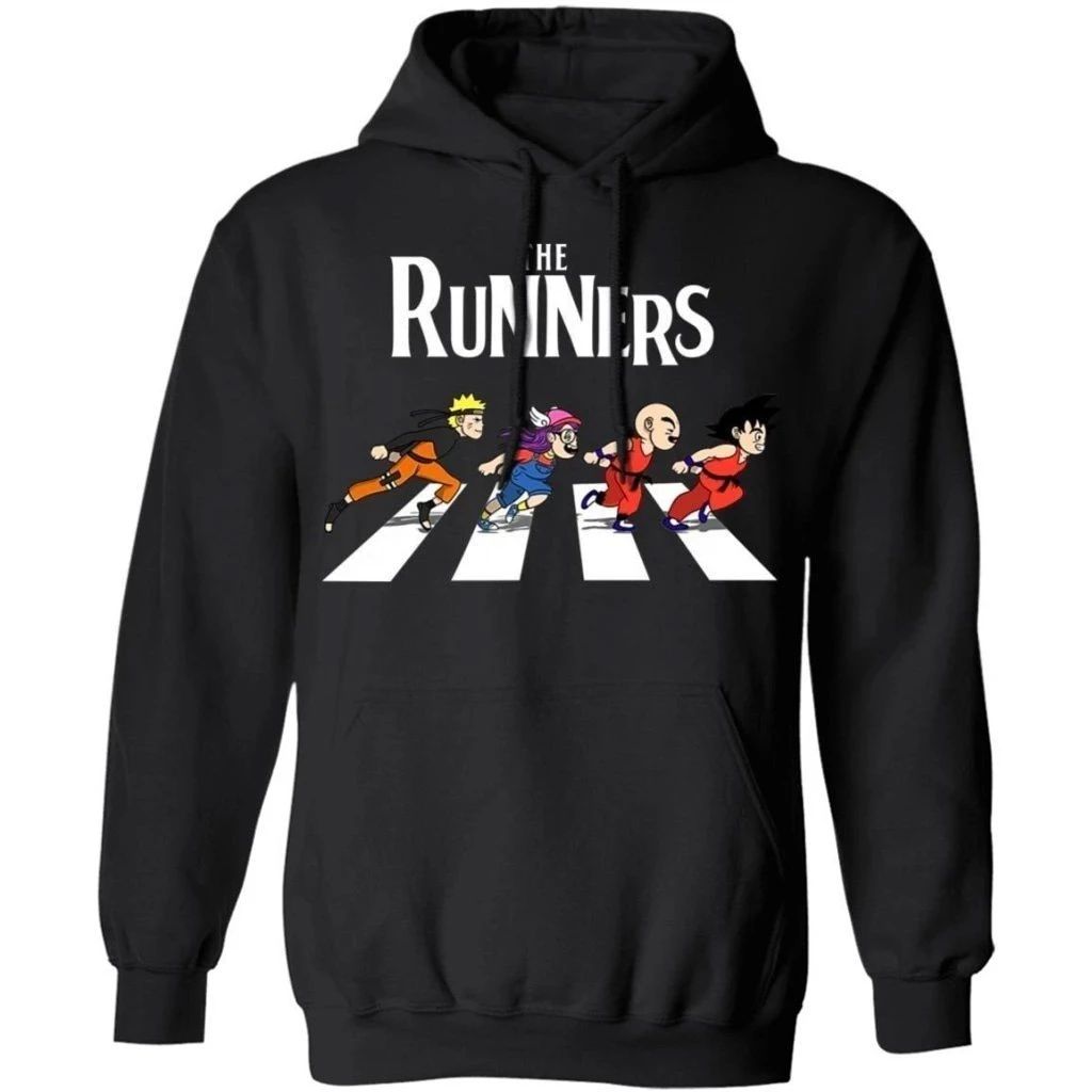 Anime Characters The Runners On The Abbey Road Hoodie Funny Gift