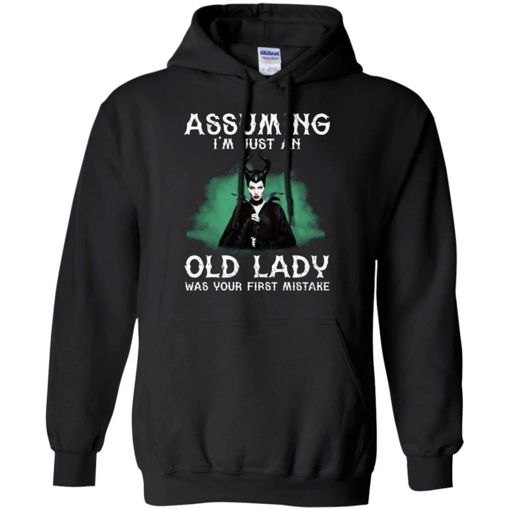 Assuming I'm Just An Old Lady Maleficent Hoodie Cool Gift
