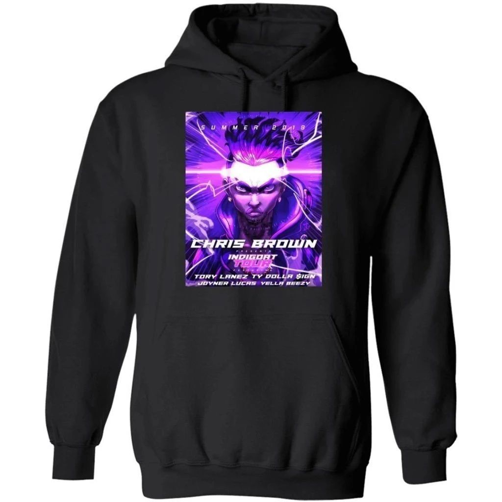 Chris Brown Indigoat Tour Hoodie Perfect Gift For Chris Brown Fans