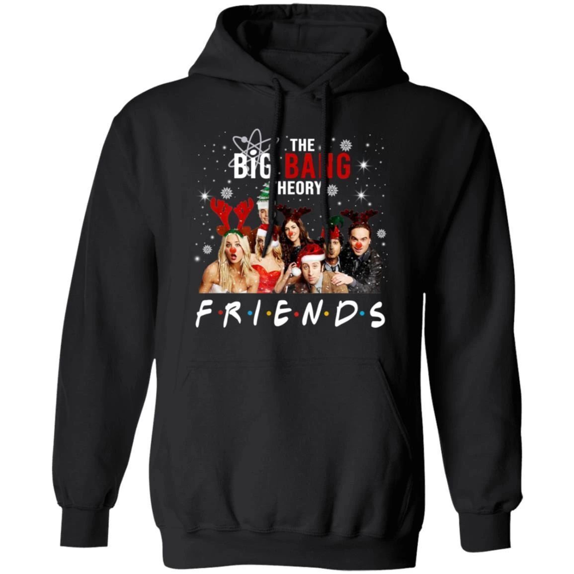 Christmas Big Bang Theory Mixed FRIENDS Xmas Hoodie Gift Shirt