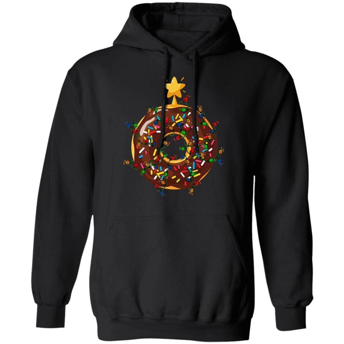 Christmas Donut Hoodie Funny Xmas Gift Shirt