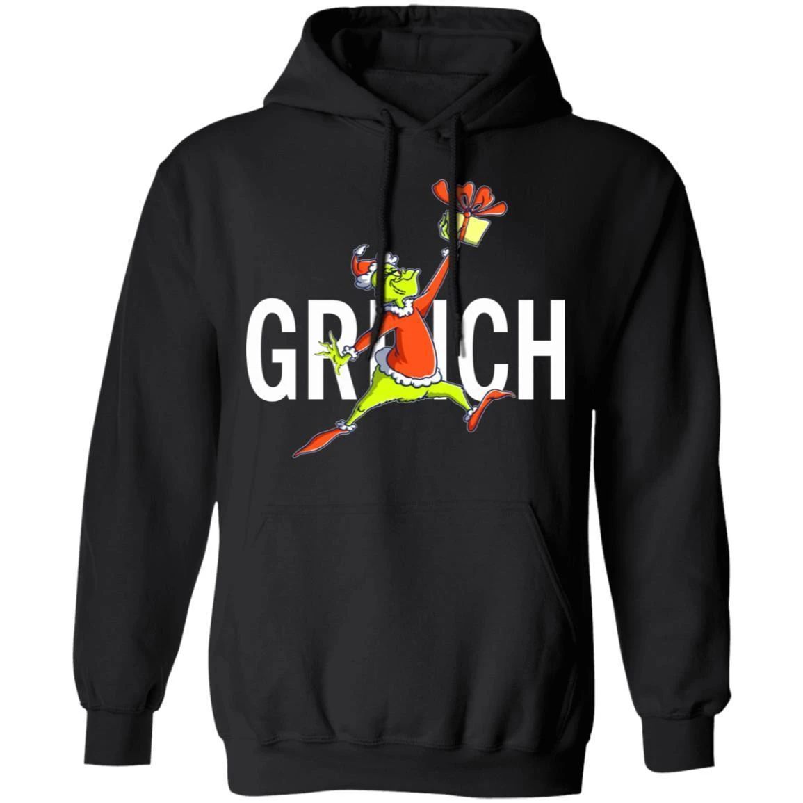 Christmas Grinch Hoodie Funny Santa Grinch Hoodie Cool Xmas Gift