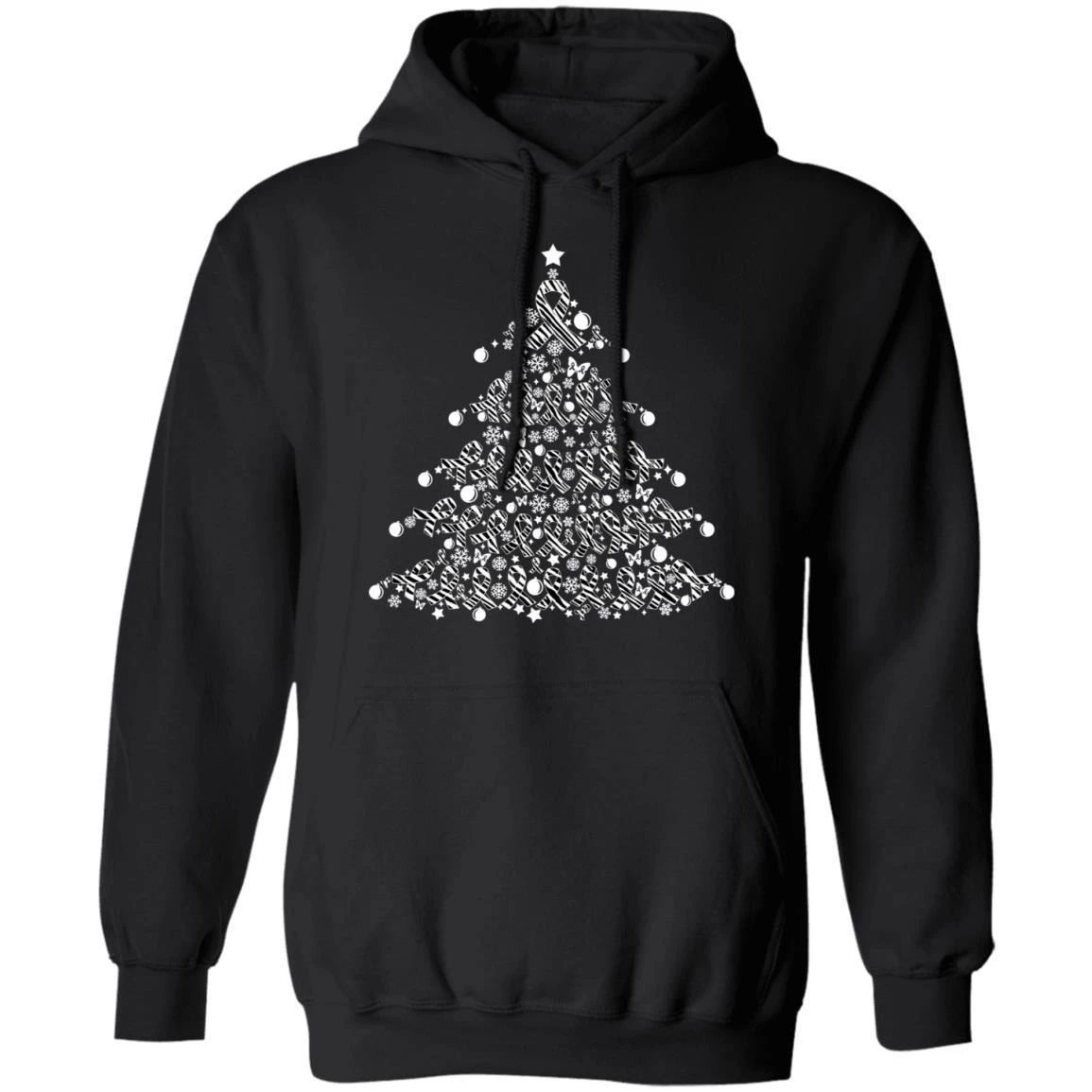 Christmas Hoodie Carcinoid Cancer Awareness Xmas Tree Hoodie