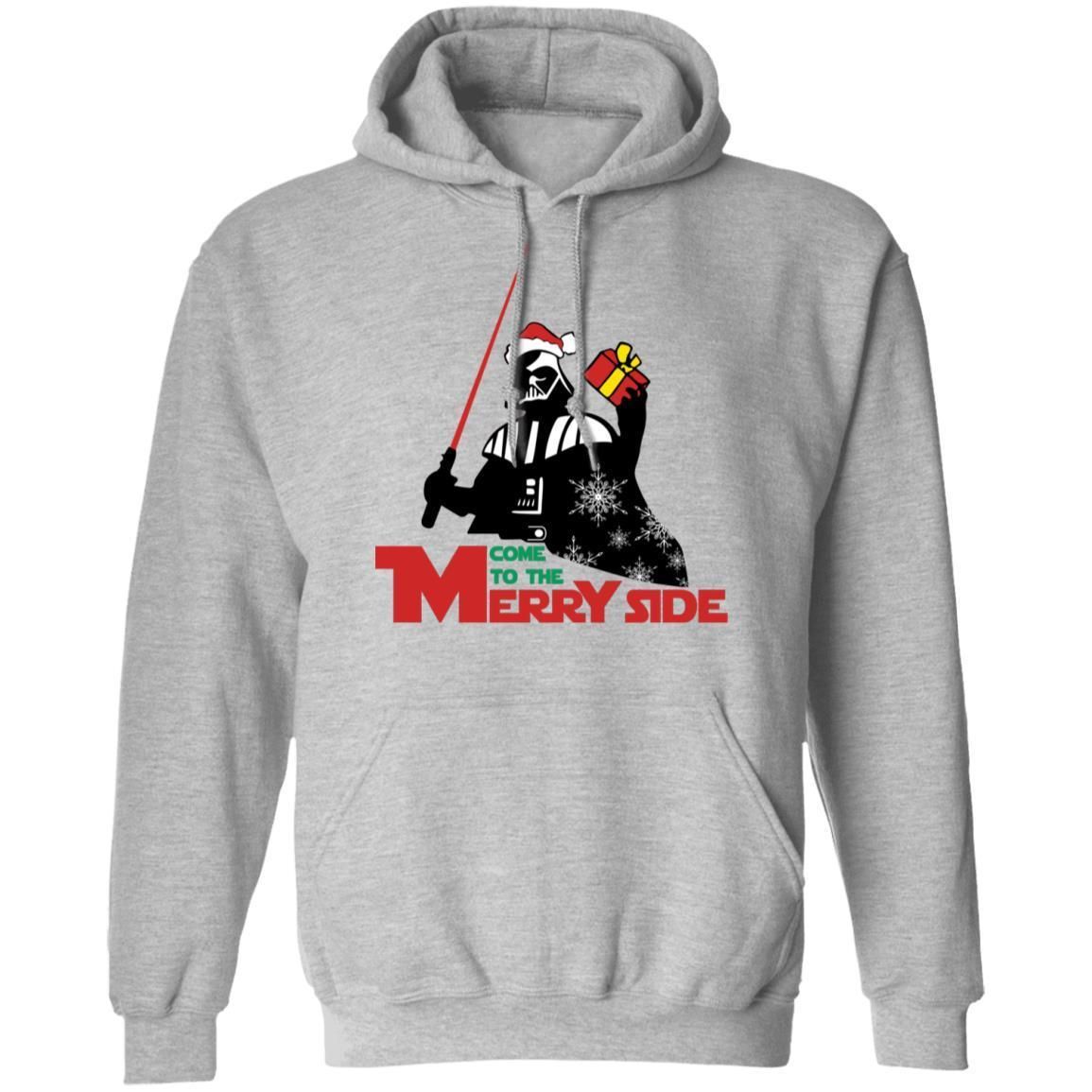 Christmas Hoodie Come To The Merry Side Darth Vader Star Wars Xmas