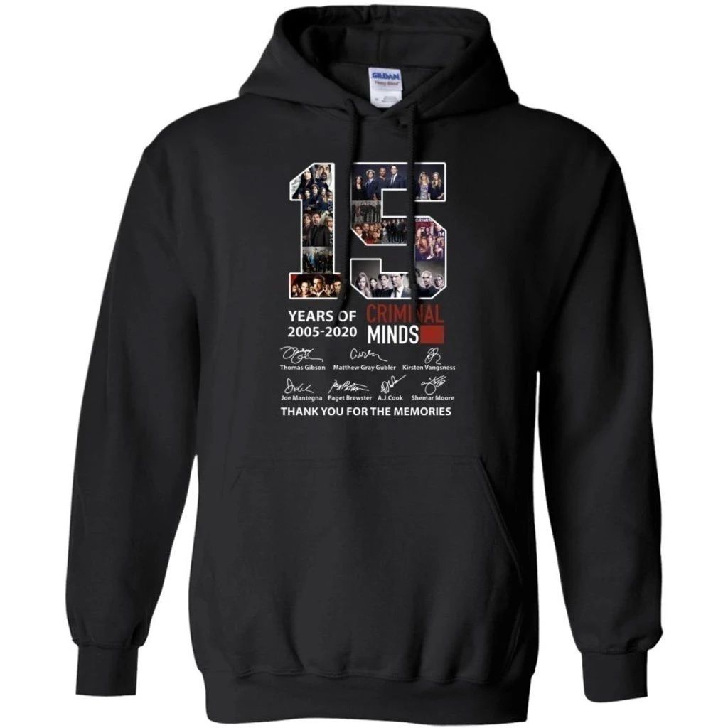 Criminal Minds 15 Years Anniversary Hoodie Perfect Fan Gift Idea