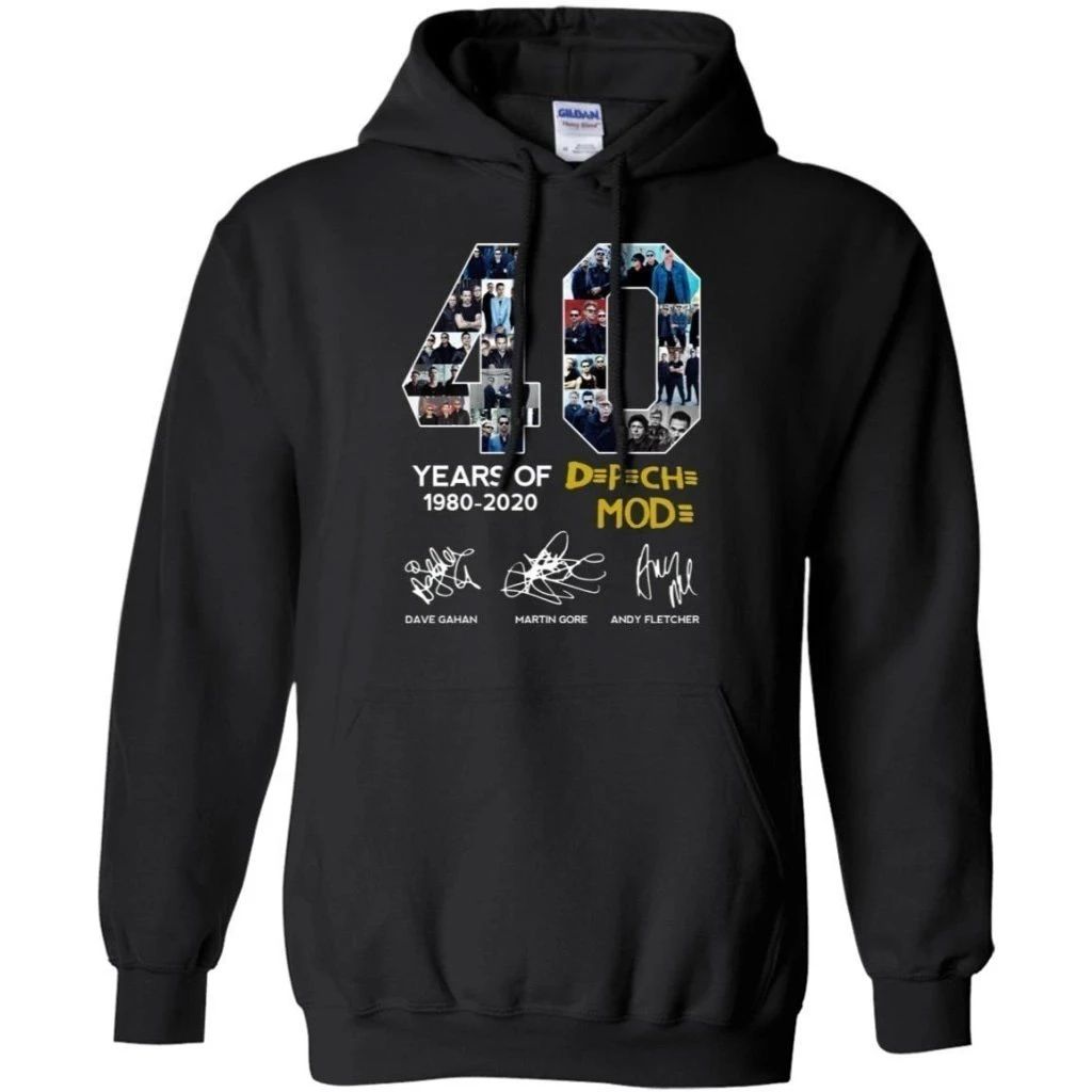 Depeche Mode 40 Years Anniversary Hoodie Fan Gift Idea