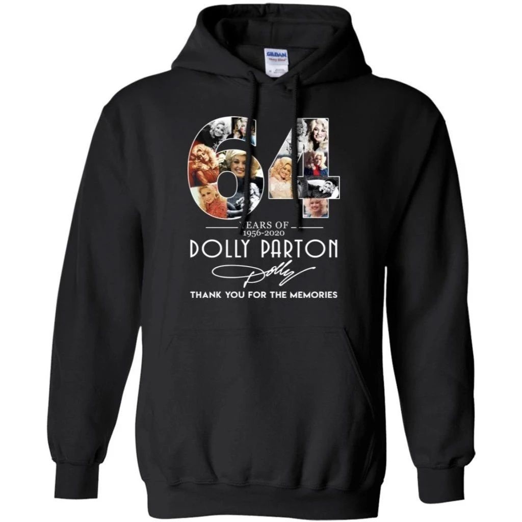 Dolly Parton 64 Years Anniversary Hoodie Fan Gift Idea