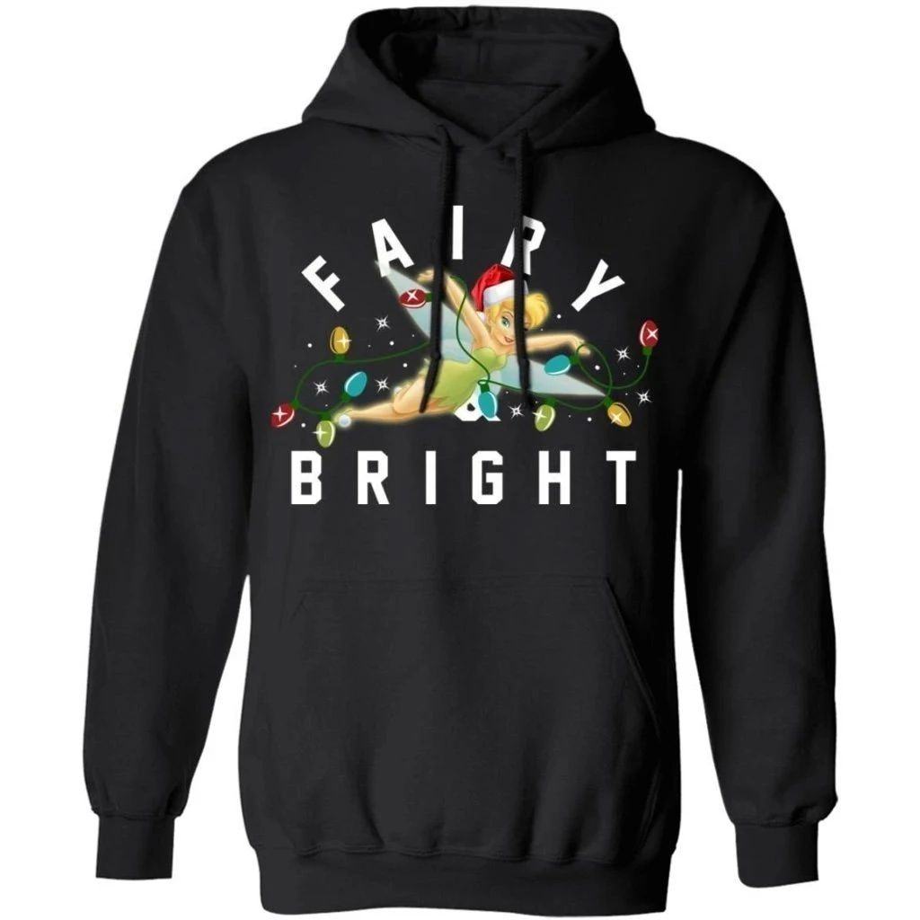 Fairy & Bright Tinker Bell In Christmas Lights Hoodie Lovely Gift