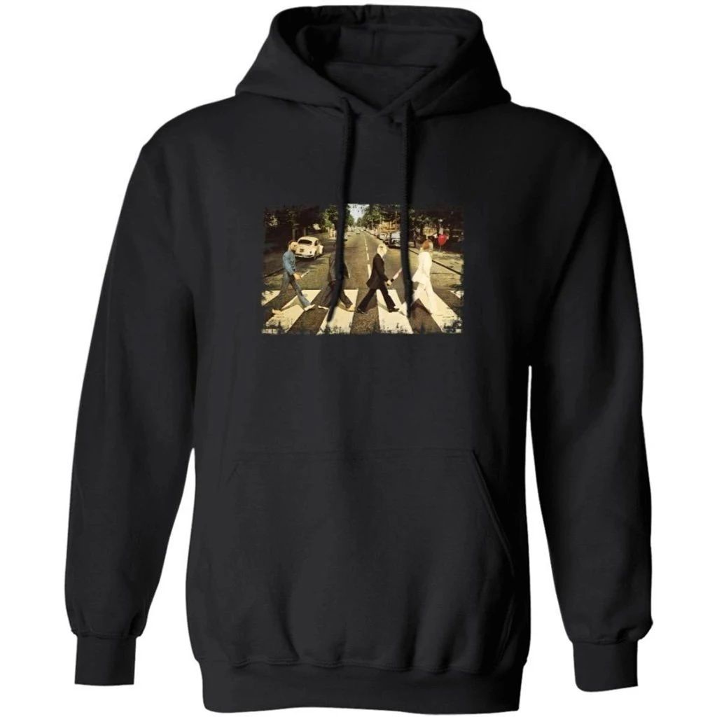 Freddy Krueger Michael Myers Jason Voorhees Pennywise On Abbey Road Hoodie