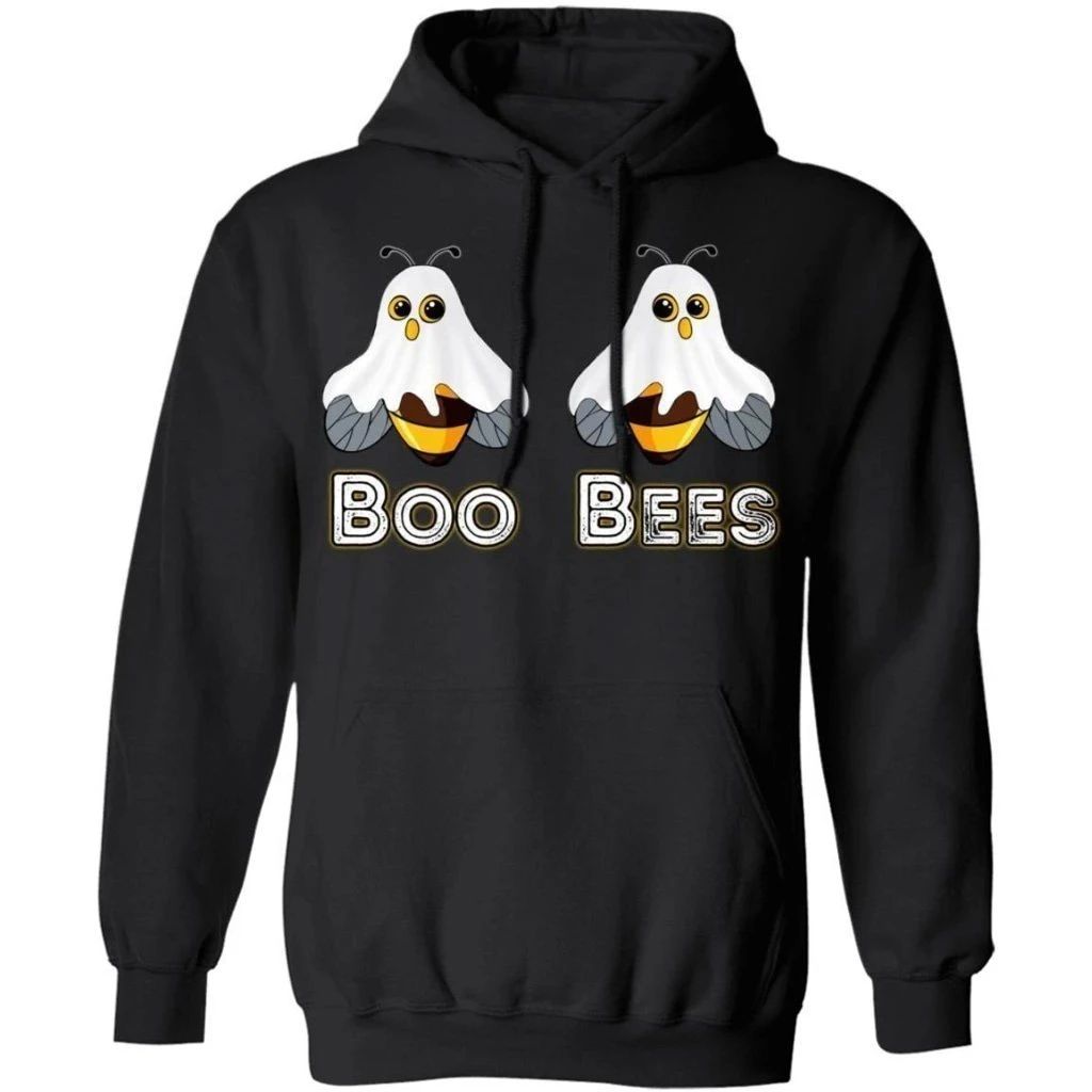 Funny Halloween Boo Bees Hoodie For Ladies All Day Tee