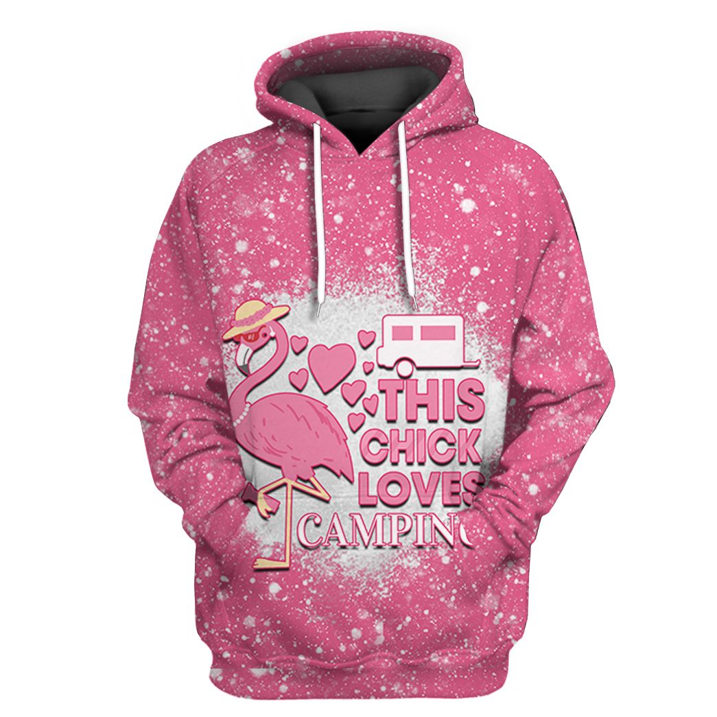 Twinkle Camping Flamingo Tshirt Hoodie Apparel