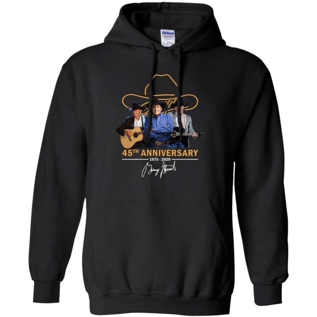 George Strait 45 Years Anniversary Hoodie Perfect Fan Gift Idea