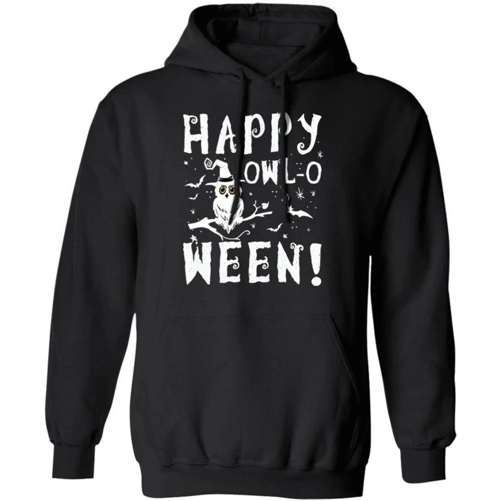 Happy Owl-O-Ween Owl Halloween Costume Hoodie Funny Gift