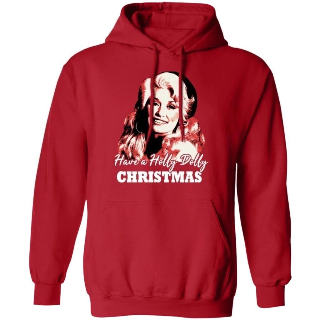 Have A Holly Dolly Christmas Vintage Dolly Parton Hoodie Nice Gift