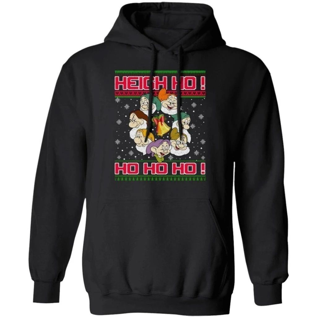 Heigh Ho Ho Ho 7 Dwarfs Christmas Hoodie 7 Dwarfs Hoodie Xmas Hoodie Funny Gift