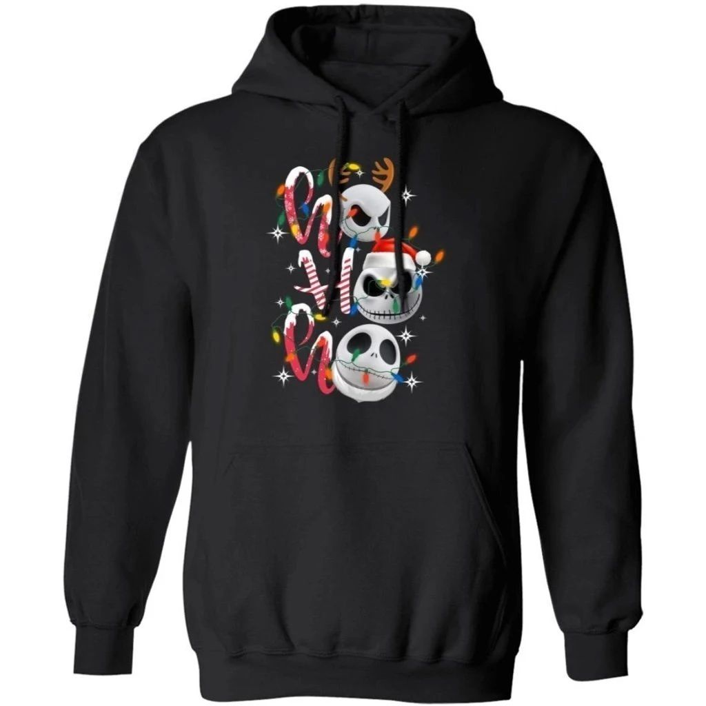 Ho Ho Ho Jack Skellington Christmas Hoodie Funny Xmas Gift