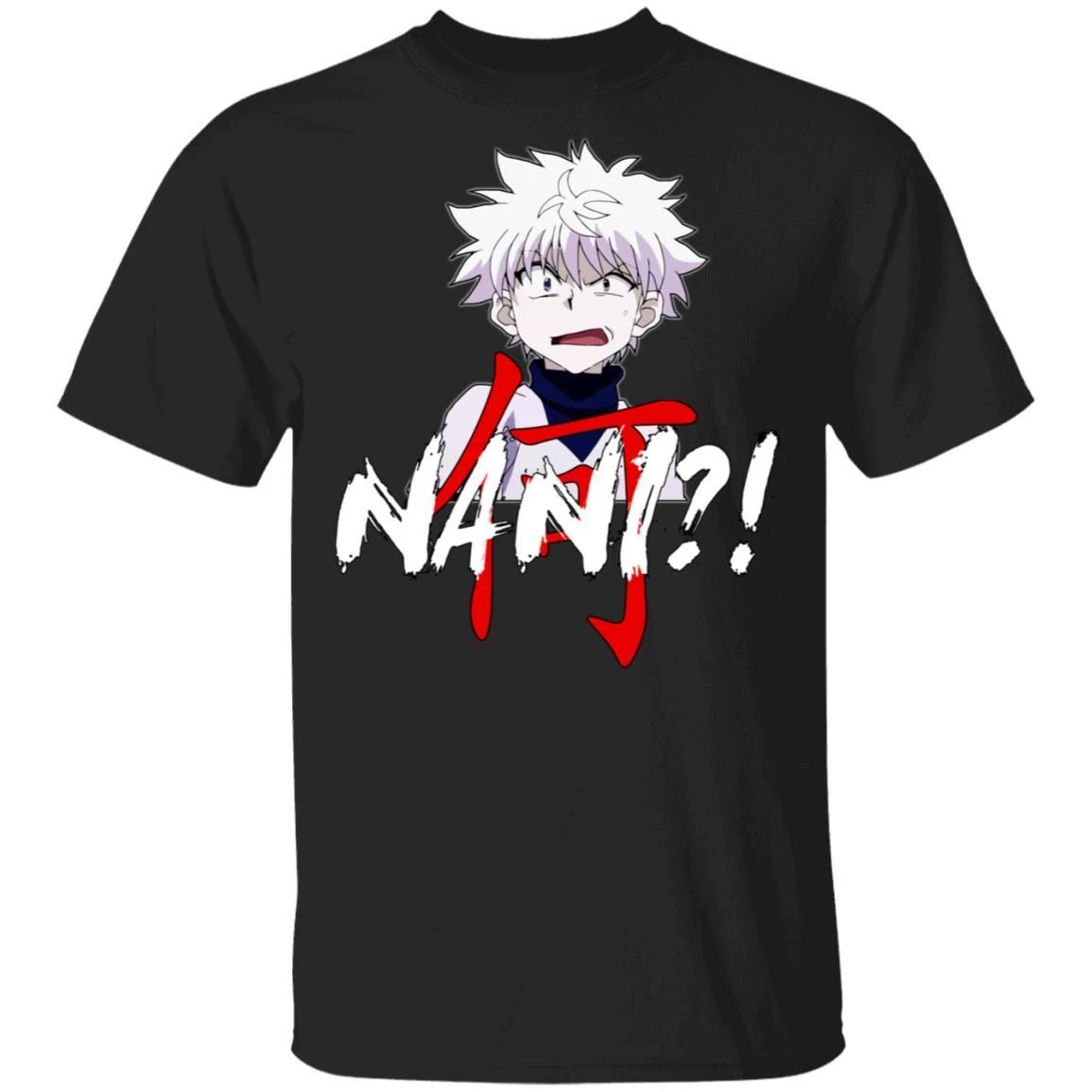 Hunter X Hunter Killua Zoldyck Nani Shirt Funny Anime Character Tee