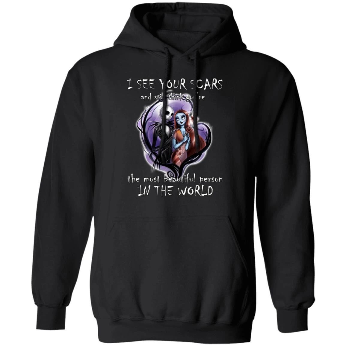 Jack And Sally Hoodie I See Your Scars Hoodie Couples Gift