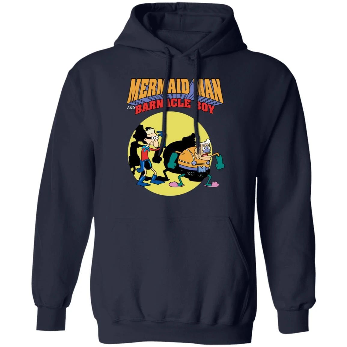 Mermaid Man Barnacle Boy Hoodie Nickelodeon Spongebob Hoodie All