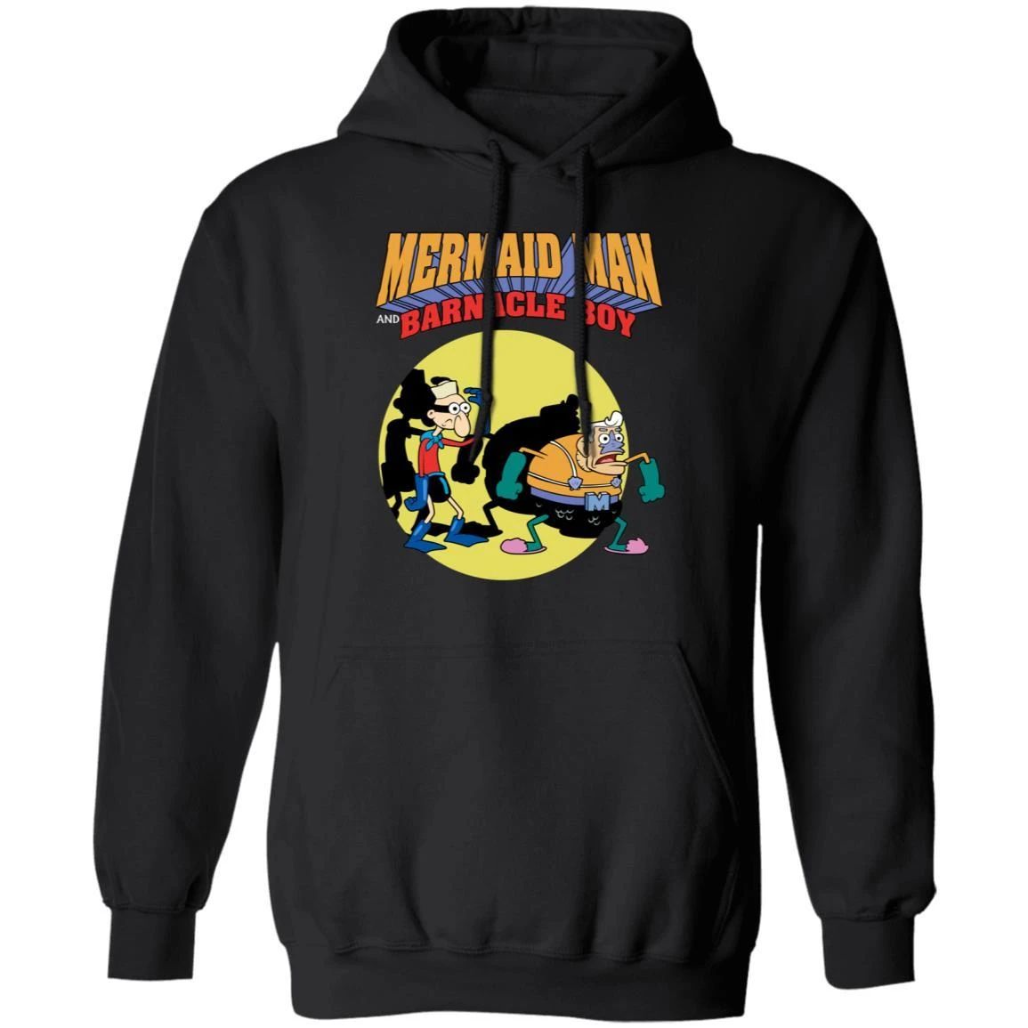 Mermaid Man Barnacle Boy Hoodie Nickelodeon Spongebob Hoodie