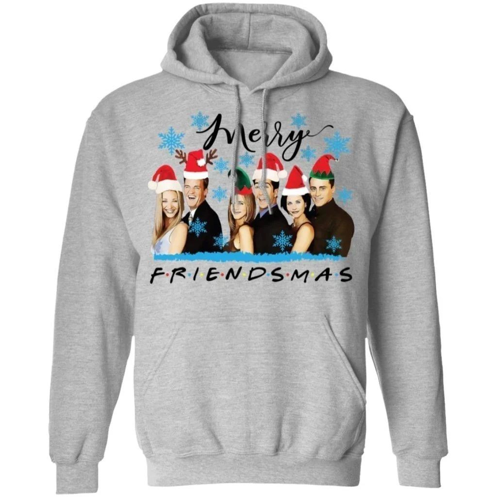 Merry Friendsmas Hoodie FRIENDS Christmas Shirt Lovely Xmas Gift