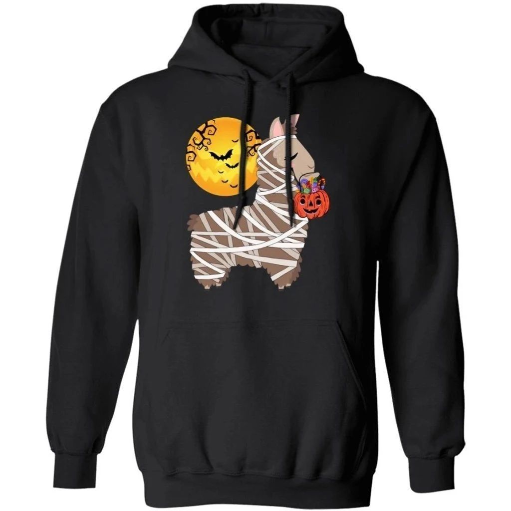 Mummy Llama Halloween Costume Hoodie Gift For Halloween