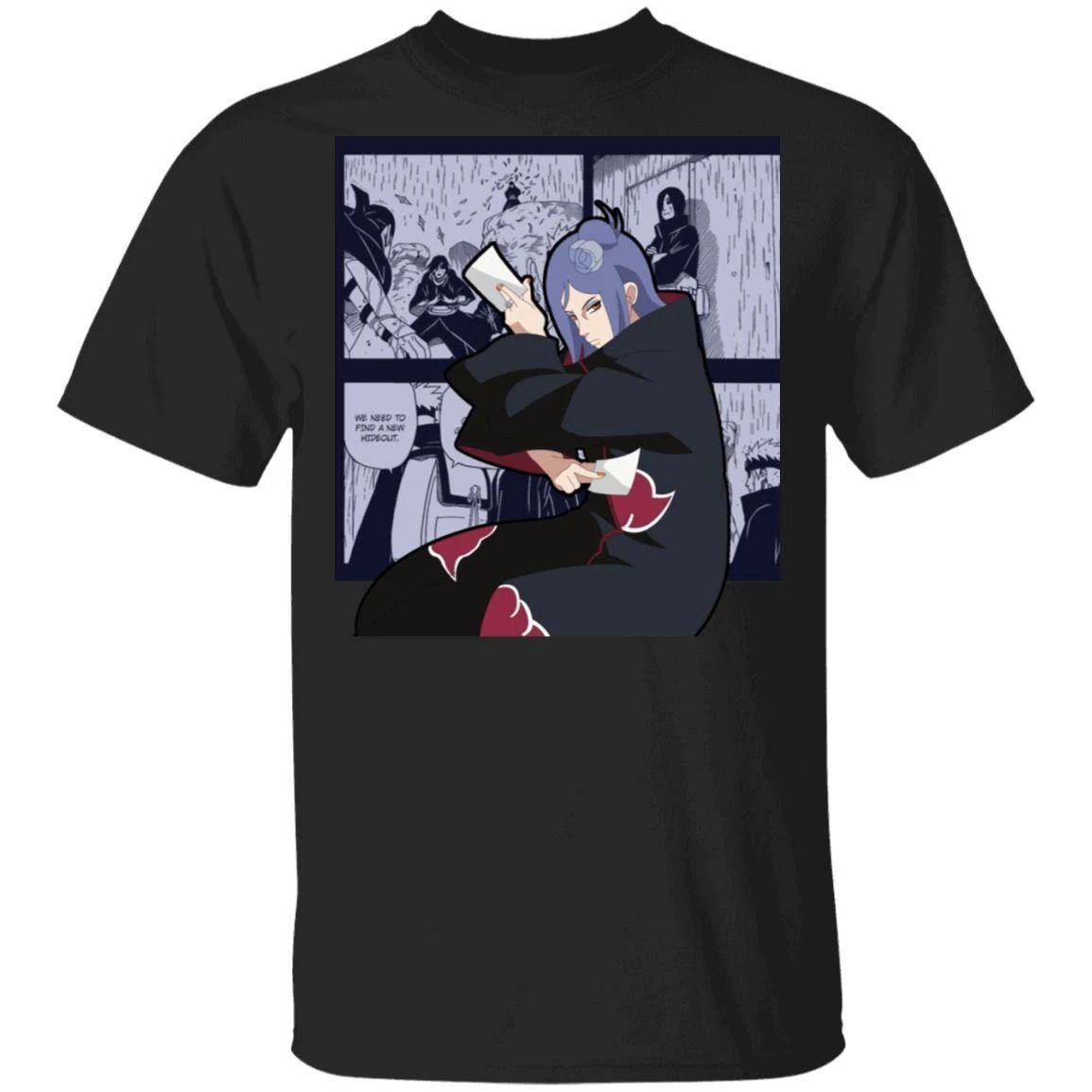 Naruto Konan Shirt Anime Character Mix Manga Style Tee