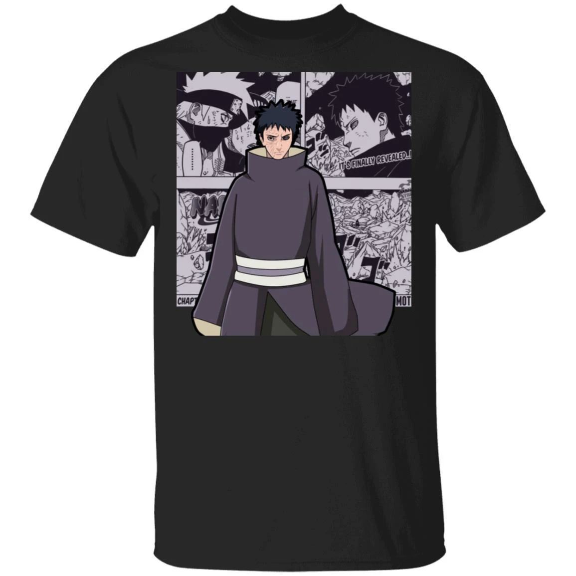 Naruto Obito Uchiha Shirt Anime Character Mix Manga Style Tee