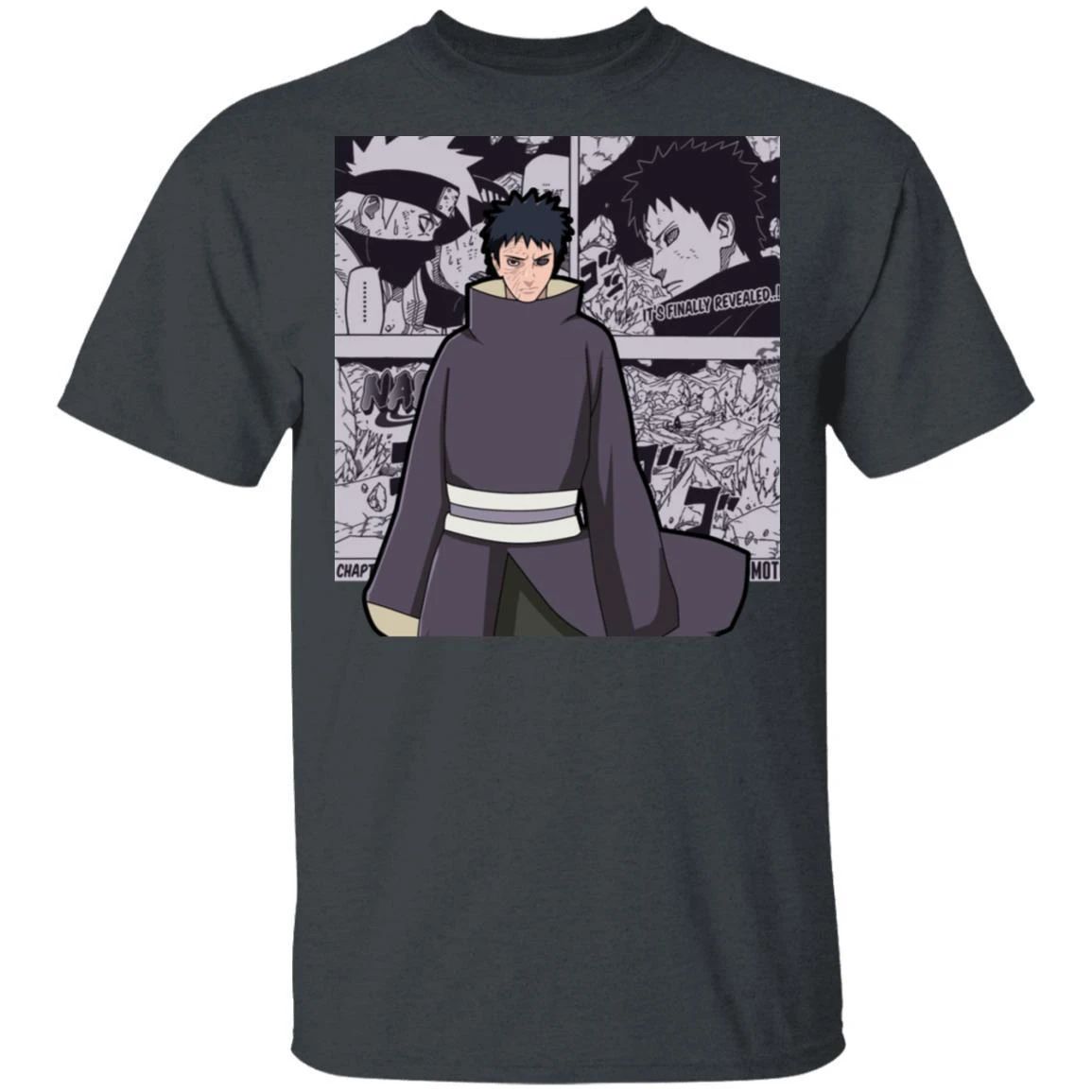 Naruto Obito Uchiha Shirt Anime Character Mix Manga Style Tee