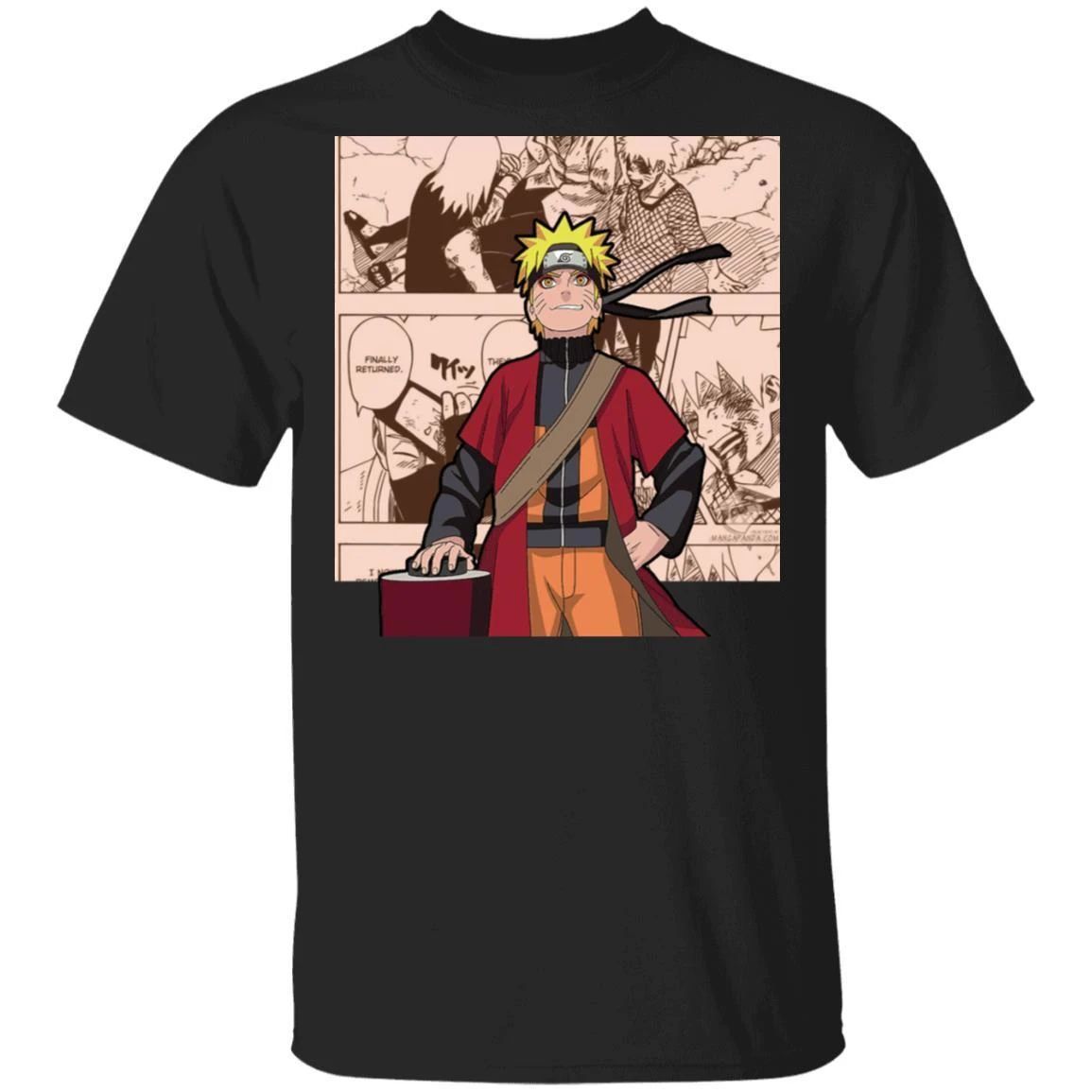 Naruto Uzumaki Shirt Anime Character Mix Manga Style Tee